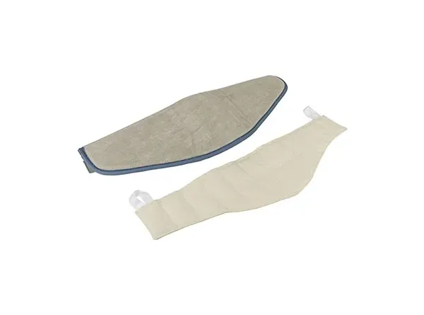 Fabrication Enterprises - 00-1062-12 - Hydrocollator Moist Heat Pack and Cover Set - Neck Pack with Foam-filled Cover