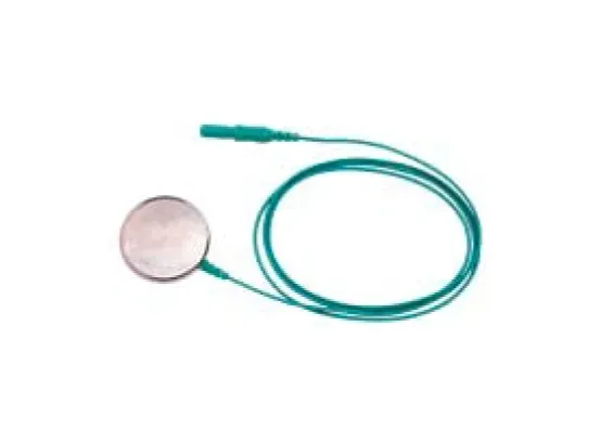 Natus Medical - 019-401200 - Emg Ground Electrode With Leadwire Natus 30.5 Mm Diameter X 30 Inch Lead Length Stainless Steel Nonsteriile Disc Tip Reusable