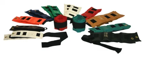 Fabrication Enterprises - 10-0252 - The Original Cuff Ankle and Wrist Weight - 20 Piece Set - 2 each .25, .5, .75, 1, 1.5, 2, 2.5, 3, 4, 5 lb