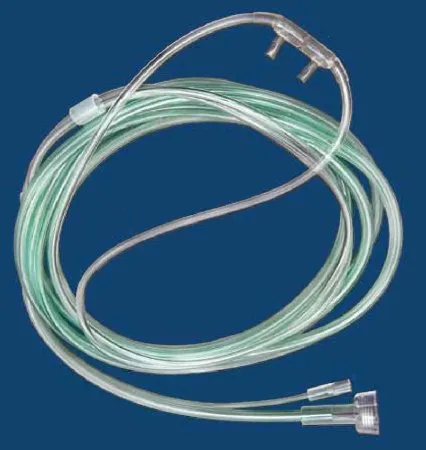 McKesson - 16-0441 - ETCO2 Nasal Sampling Cannula with O2 Delivery With Oxygen Delivery McKesson Pediatric Curved Prong / NonFlared Tip