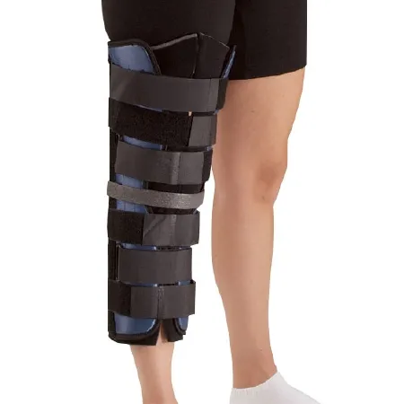 SVS Dba S2S Global - 1162PP - PremierPro Tri Panel Knee Immobilizer PremierPro Tri Panel One Size Fits Most 12 to 24 Inch Thigh Circumference 16 Inch Length Left or Right Knee
