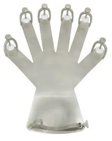 Integra Lifesciences - PM-961 - Surgical Hand Immobilizer Malleable Peek / Stainless Steel Left Or Right Hand Gray One Size Fits Most