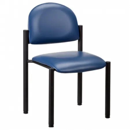 Clinton Industries - Premium Series - C-40B-3RB - Side Chair Premium Series Royal Blue Without Armrests Vinyl
