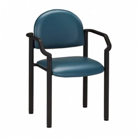 Clinton Industries - Premium Series - C-50B-3RB - Side Chair Premium Series Royal Blue Fixed Armrests Vinyl