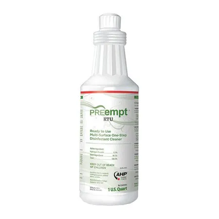 Contec - PREempt RTU - 21101 -   Surface Disinfectant Cleaner Peroxide Based Manual Pour Liquid 32 oz. Bottle Scented NonSterile