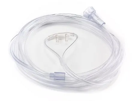 McKesson - 16-3318E - Nasal Cannula Low Flow Delivery Mckesson Adult Curved Prong / Nonflared Tip