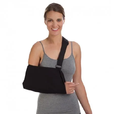 DJO - Procare Deluxe - 79-84001-0213 - Arm Sling With Pad Procare Deluxe Hook And Loop Strap Closure 2x-small