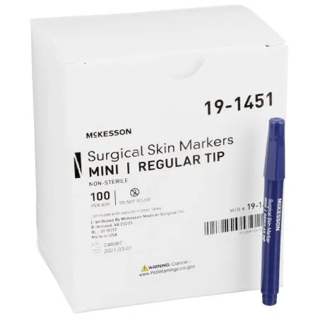 McKesson - 19-1451 - Surgical Skin Marker Gentian Violet Regular Tip NonSterile