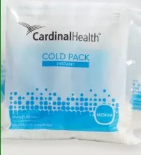 Cardinal - Cardinal Health Non-Sweat - 11445-020B - Instant Cold Pack Cardinal Health Non-Sweat General Purpose Medium 6 X 6-1/2 Inch Plastic / Ammonium Nitrate / Water Disposable