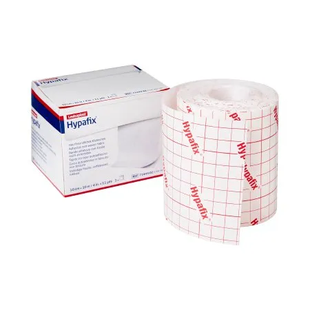 BSN Medical - Hypafix - 4210 - Dressing Retention Tape with Liner Hypafix White 4 Inch X 10 Yard Nonwoven Polyester NonSterile