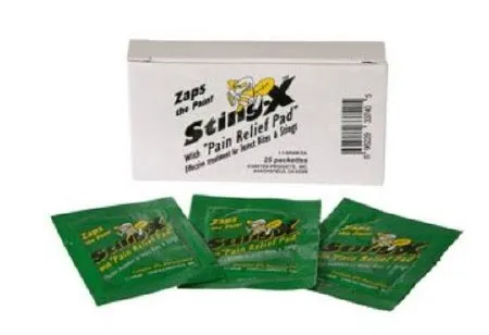 Coretex - Sting X - 33740 - Products  Sting and Bite Relief  Towelette Individual Packet