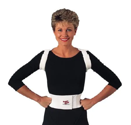 DJO - Saunders Posture S Port - 650308-200 - Posture Support Saunders Posture S port Small Hook And Loop Closure 22 To 30 Inch Waist Circumference 4 Inch Waistband Height Adult