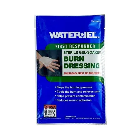 Safeguard US Operating - From: B0206-60.00.000 To: B0818-20.00.000 - Water Jel First Responder Hydrogel Burn Dressing Water Jel First Responder Sheet 4 X 4 Inch Square Sterile