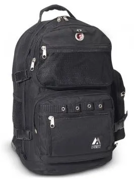 Everest Trading - 3045R-BLACK - Backpack Everest Black 13-1/2 X 20 X 8 Inch
