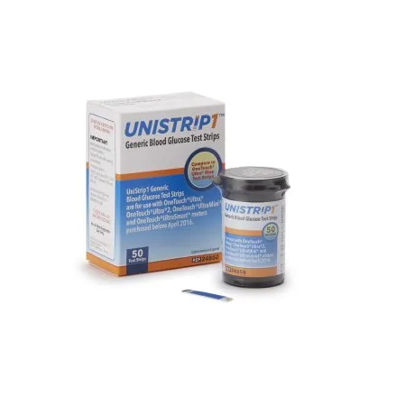 Strategic Products Group - Unistrip - 89167024850 -  Blood Glucose Test Strips  50 Strips per Pack