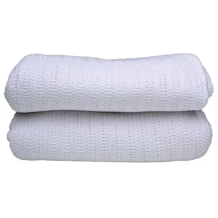 McKesson - WBS1001Q - Thermal Blanket 66 X 90 Inch Cotton 100% 2 lbs.