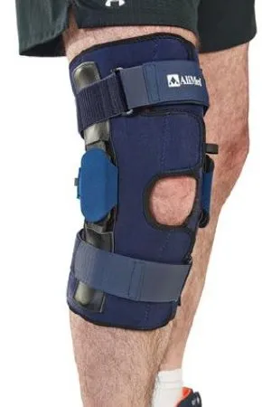 Alimed - 2970006117 - Knee Brace Alimed Knee Brace Small Wraparound / Hook And Loop Strap Closure 12 To 13-1/2 Inch Knee Circumference Left Or Right Knee
