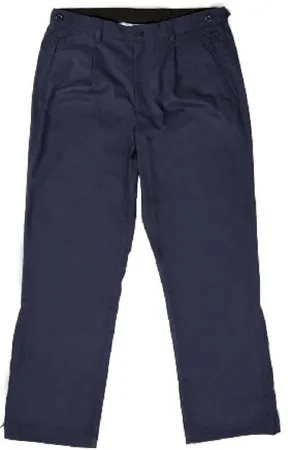 Narrative Apparel - MPPWZ3003 - Pants Authored® Single Pleat 50 X 34 Inch Navy Blue Male