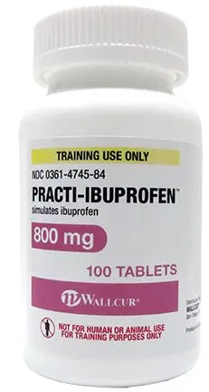 Wallcur - Practi-Ibuprofen 800 mg Oral Med - 684BU - PRACTI-IBUPROFEN  F/TRAINING 800MG D/S