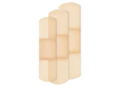 Dukal - American White Cross - 1260033 -  Adhesive Strip  Assorted Sizes Plastic Assorted Shapes Sheer Sterile