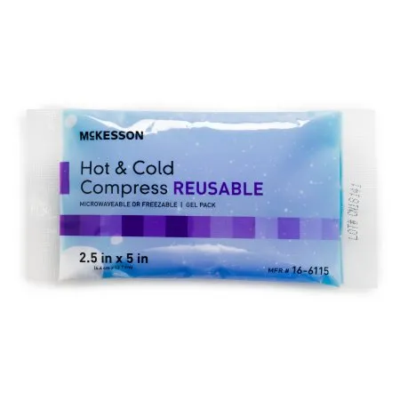 McKesson - 16-6115 - Hot / Cold Pack  General Purpose X Small 2 1/2 X 5 Inch Gel Reusable