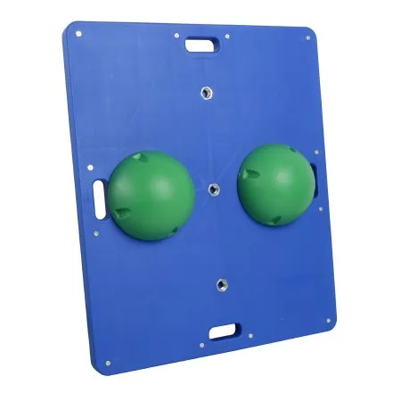Fabrication Enterprises - CanDo Balance Board Combo - Oct-32 - Rectangular Balance Board CanDo Balance Board Combo Plastic 4 X 15 X 18 Inch Blue / Green