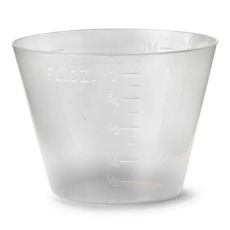McKesson - Cypress - 95-05 -  Graduated Medicine Cup  1 oz. Translucent Plastic Disposable