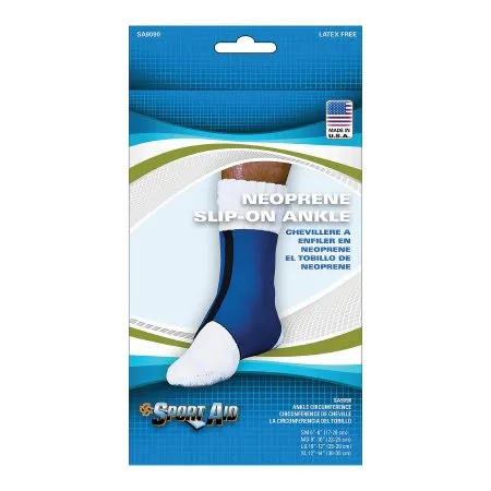 Scott Specialties - Sport Aid - SA9090 BLU XLG - Ankle Support Sport Aid X-large Pull-on Foot
