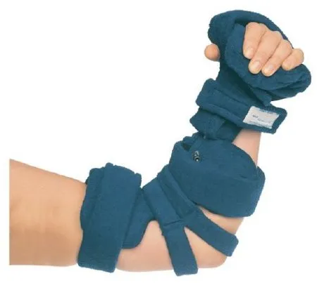 Alimed - Comfy - 2970002084 - Elbow / Hand Combination Orthosis With Full Hand Roll Comfy Adult 11 To 15 Inch Bicep Circumference / 14-1/2 To 18 Inch Total Length Navy Blue