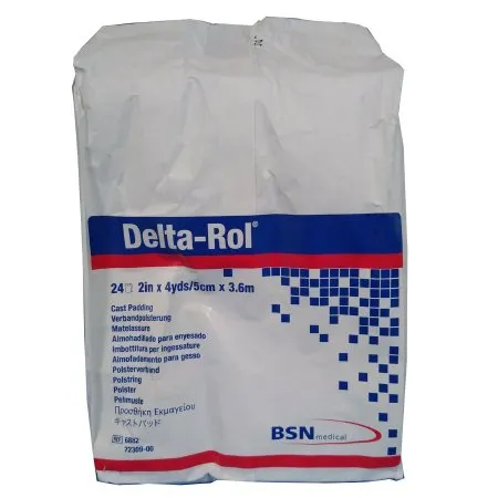 BSN Medical - Delta-Rol - From: 6882 To: 6886 - Delta Rol Cast Padding Undercast Delta Rol 3 Inch X 4 Yard Synthetic NonSterile