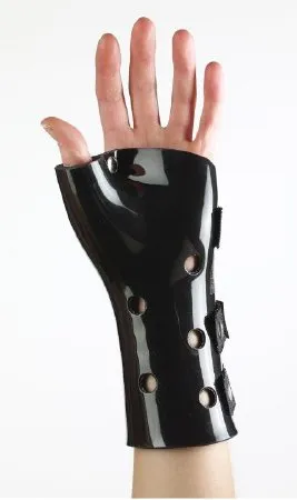 Corflex - 37-0522-000 - Wrist / Thumb Splint Corflex Polyethylene / Foam Right Hand Black Medium