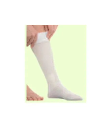BSN Medical - JOBST UlcerCARE  - 114502 - Compression Stocking Liner JOBST UlcerCARE  Knee High Large White Closed Toe