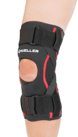 Mueller Sports Medicine - OmniForce AKS-500 - 52178 - Knee Brace Omniforce Aks-500 Small / Medium Wraparound / D-ring / Hook And Loop Strap Closure 12 To 16 Inch Knee Circumference Left Or Right Knee