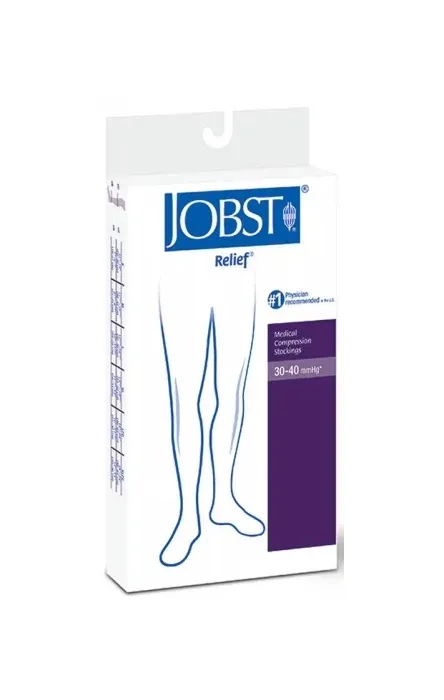BSN Jobst - 114632 - Compression Stocking JOBST? Relief? 30-40mmhg Knee High Large Beige Closed Toe 1-pr