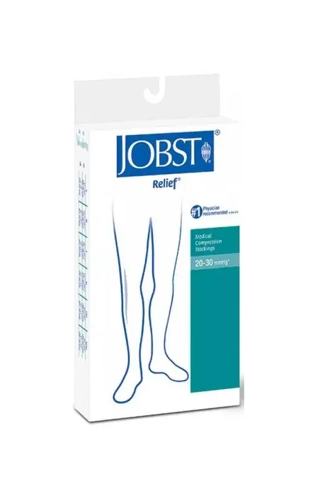 Bsn Jobst - 114733 - Relief Knee-High Firm Compression Stockings X-Large, Black
