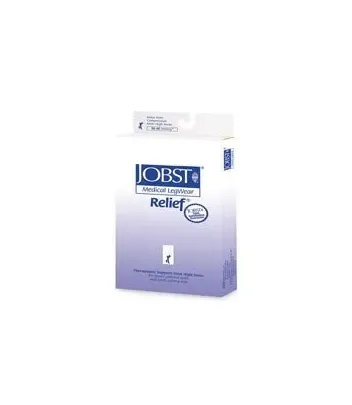BSN Medical - JOBST Relief - 114809 - Compression Stocking JOBST Relief Knee High X-Large Beige Closed Toe