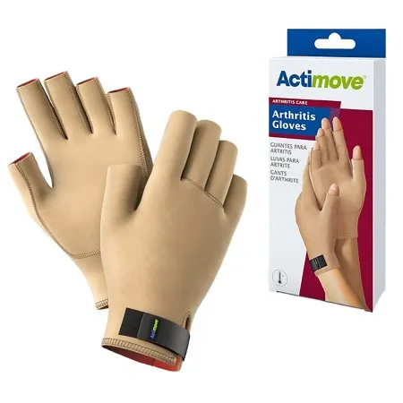 BSN Medical - Actimove - 7578323 - Compression Gloves Actimove Open Finger X-Large Wrist Length Hand Specific Pair