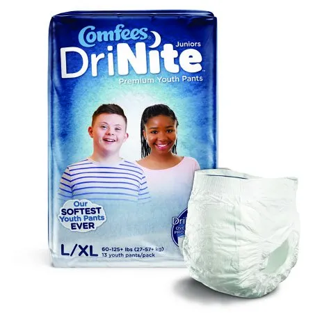 Attends Healthcare Products - Cmf-Ylxl - Comfees Drinite Juniors Youth Pants, Large/X-Large