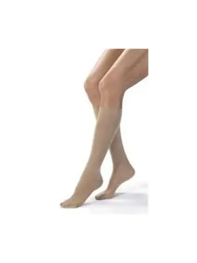 BSN Medical - JOBST Opaque - 115286 - Compression Stocking Jobst Opaque Thigh High Small Natural Closed Toe