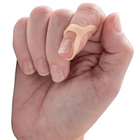 3 Point Products - Oval-8 - P1008-CB4 - Finger Splint Pack Oval-8 Adult Size 11 To 15 Pull-on Left Or Right Hand Beige
