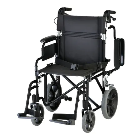 Nova Ortho-Med - 352bk - Chair  Transport Lightweight Fda Blk 19'