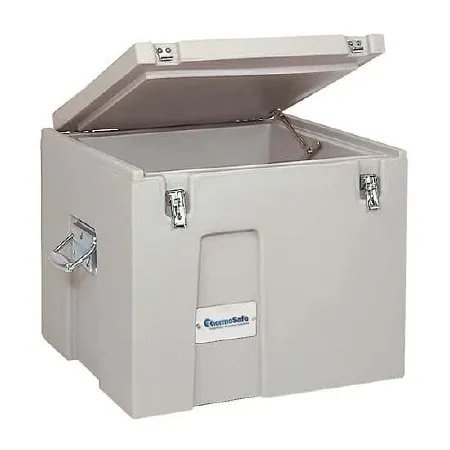 Cole-Parmer Inst. - Thermosafe - 03721-02 - Dry Ice Storage / Transport Chest Thermosafe 114 X 15-1/4 X 15-1/4 Inch Inside Dimensions Gray Polyurethane Insulation 85 Lbs. Ice Capacity