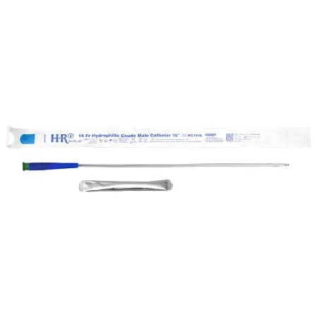 Hr Pharmaceuticals - Hc1416 - Trucath Hydrophilic Coude Catheter With Water Bag And Touch Free Sleeve, 14fr, 16"