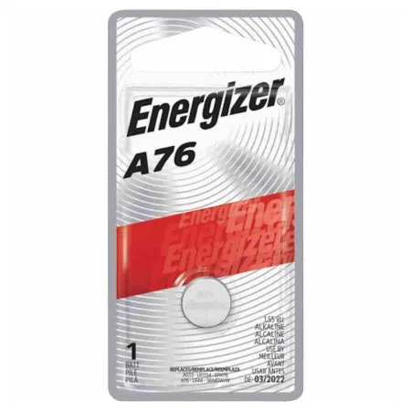 Batteries Plus Bulbs - Energizer - Evra76bpz - Alkaline Battery Energizer A76 Cell 1.5v Disposable 1 Pack