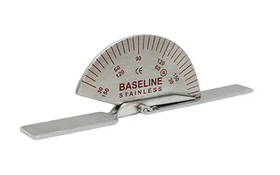 Fabrication Enterprises - 12-1015-25 - Baseline Finger Goniometer - Metal, 25-pack
