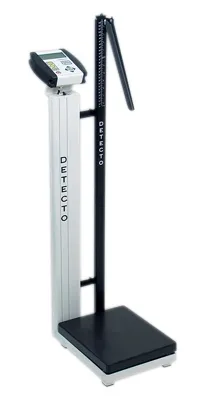 Fabrication Enterprises - From: 12-1356 To: 12-1366 - Apex Digital Clinical Scale w/mechanical height rod (600 lb)