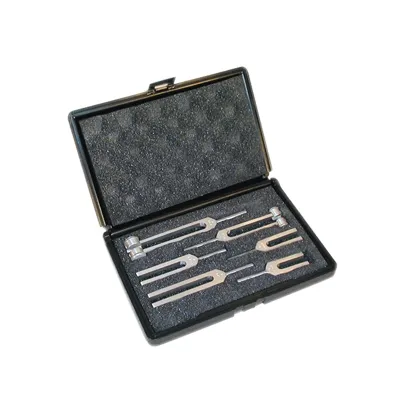 Fabrication Enterprises - From: 12-1460 To: 12-1471 - Baseline Tuning Fork 6 piece set with protective carrying case