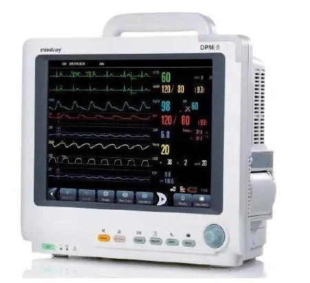 Auxo Medical - Mindray - AM-MR-DPM6-5A - Refurbished Patient Monitor Mindray Monitoring Ecg, Nibp, Spo2 Battery Operated