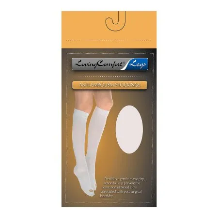 Scott Specialties - Loving Comfort - 1646 Bei 3x - Anti-Embolism Stocking Loving Comfort Knee High 3x-Large Beige Closed Toe