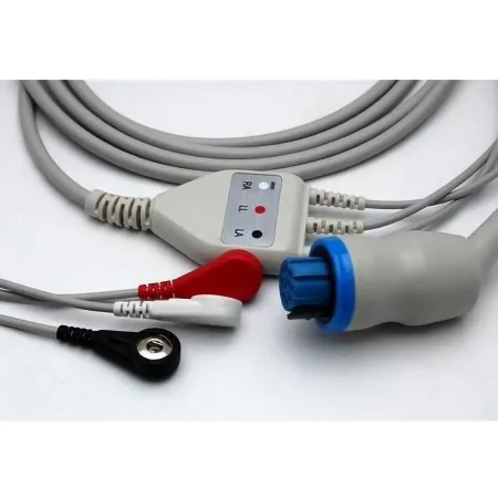 Soma Technology - AE1001 - Diagnostic Cable 10pin Round For Use With Ecg 2 Lead Wires